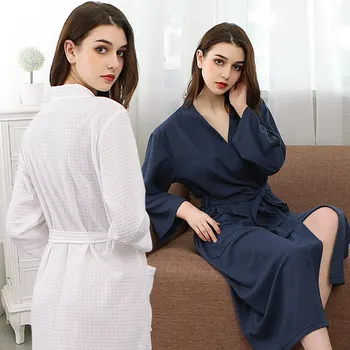 Women Men Knitted Waffle Suck Sweat Bathrobe Sexy Femme Kimono Towel Bath Robe Bridesmaid Robes Peignoir Dressing Gown Lingerie
Women Men Knitted Waffle Suck Sweat Bathrobe Sexy Femme Kimono Towel Bath Robe Bridesmaid Robes Peignoir Dressing Gown Lingerie