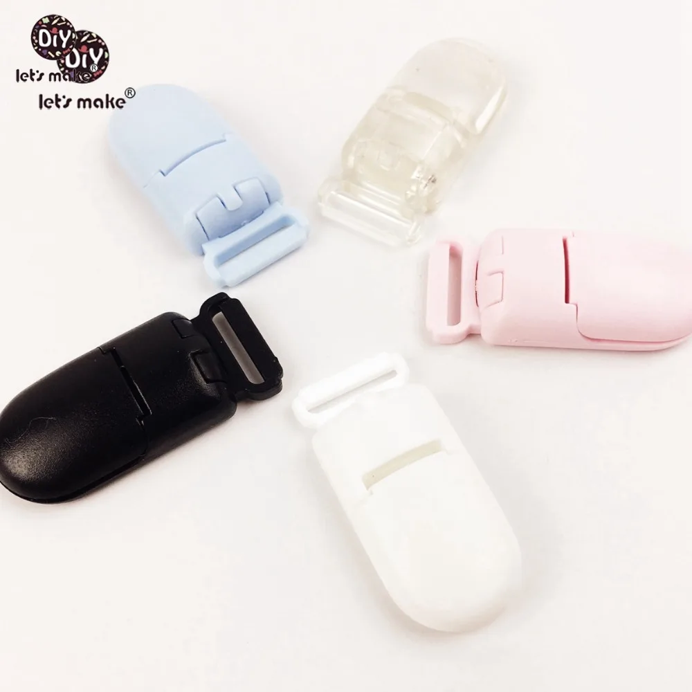 Let's make Pacifier Clips Plastic Bib Holder Badge Card Clips Baby Gift 20pcs DIY Material 5olors 15mm Suspender Clips
Let's make Pacifier Clips Plastic Bib Holder Badge Card Clips Baby Gift 20pcs DIY Material 5olors 15mm Suspender Clips