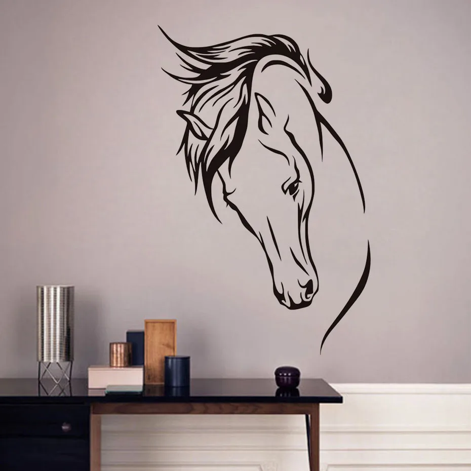 Head Horse Wall Sticker 1