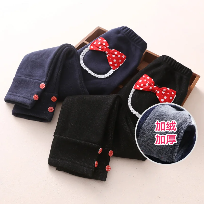 2018 Cold Winter 3-10 Years Kids Children Solid Color Black Navy Blue Cat Bow Dot Lace Thickening Plus Velvet Leggings For Girls
2018 Cold Winter 3-10 Years Kids Children Solid Color Black Navy Blue Cat Bow Dot Lace Thickening Plus Velvet Leggings For Girls