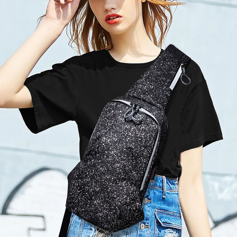 DANJUE IPad Cellphone Chest Bag Fashion Oxford WoMen&Men Sling Bag Snowflake Design Crossbody Bag For Teenager USB Charging
DANJUE IPad Cellphone Chest Bag Fashion Oxford WoMen&Men Sling Bag Snowflake Design Crossbody Bag For Teenager USB Charging