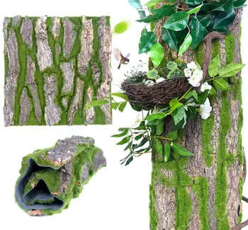 Real Dried Pine Tree Bark with Artificial Moss for indoor Water Pipe pillar cover wrap fake plant Vine flowers DIY Decoration
Real Dried Pine Tree Bark with Artificial Moss for indoor Water Pipe pillar cover wrap fake plant Vine flowers DIY Decoration