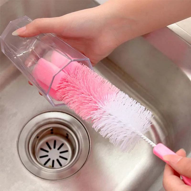 2Pcs/Set Sponge Brush Bottle Nipple Brush Head Piece 360 Degree Rotating Wash Bottle Brush Cleaning Bottle Brush Random Color
2Pcs/Set Sponge Brush Bottle Nipple Brush Head Piece 360 Degree Rotating Wash Bottle Brush Cleaning Bottle Brush Random Color