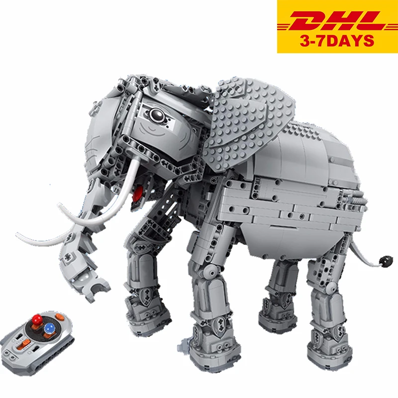 Winner 7107 Technic Creative RC Remote Control Elephant Animal Electric Buidling Blocks Toys For Children
Winner 7107 Technic Creative RC Remote Control Elephant Animal Electric Buidling Blocks Toys For Children