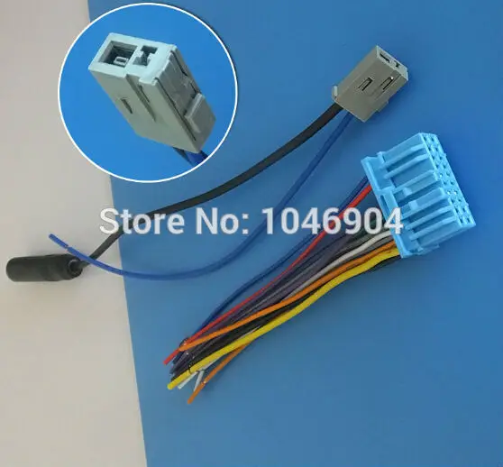 FREE SHIPPING CAR AUDIO STEREO WIRE Hyatt Wire Harness with antenna for Aftermarket CD/DVD Stereo
FREE SHIPPING CAR AUDIO STEREO WIRE Hyatt Wire Harness with antenna for Aftermarket CD/DVD Stereo