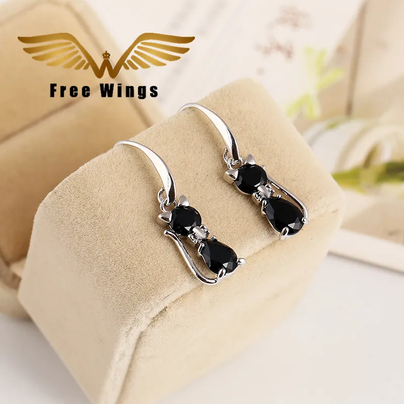 Stud Earrings For Women micro cubic zirconia cat earrings Korean cute earings Fashion Jewelry 2017 Dropshipping
Stud Earrings For Women micro cubic zirconia cat earrings Korean cute earings Fashion Jewelry 2017 Dropshipping