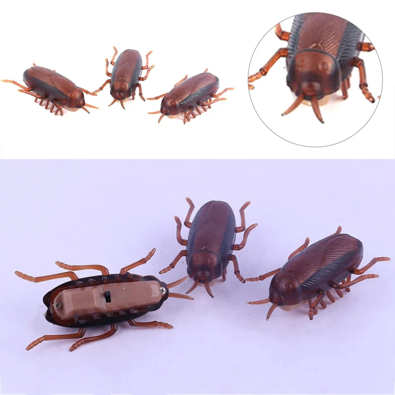 1Pcs Horrible animal Move Cockroach Electricity Fake Cockroach Toy Insects Prank Joke Scary Trick Bugs For Halloween
1Pcs Horrible animal Move Cockroach Electricity Fake Cockroach Toy Insects Prank Joke Scary Trick Bugs For Halloween