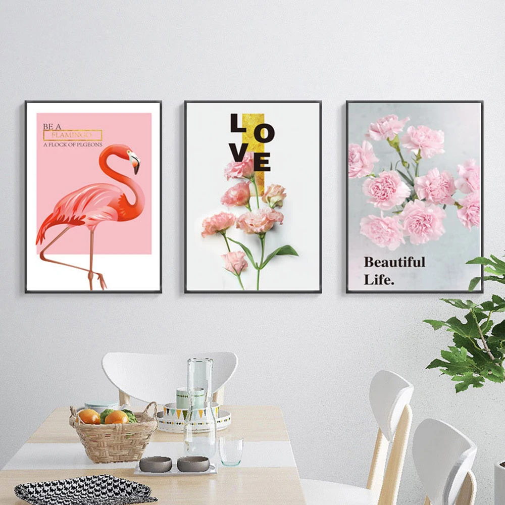 HAOCHU Scenery Flamingo Canvas Painting For Living Room Home Decor Painting Print Poster Simple Nordic Wall Picture
HAOCHU Scenery Flamingo Canvas Painting For Living Room Home Decor Painting Print Poster Simple Nordic Wall Picture