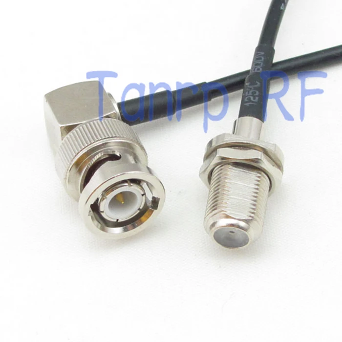 6in BNC male plug right angle to F female jack RF connector adapter 15CM Pigtail coaxial jumper cable RG174 extension cord
6in BNC male plug right angle to F female jack RF connector adapter 15CM Pigtail coaxial jumper cable RG174 extension cord