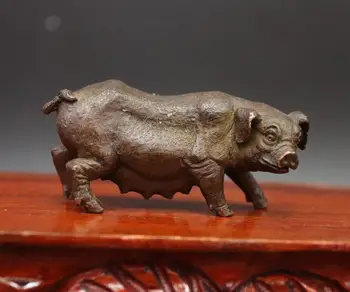 Chinese red Copper statue auspicious Zodiac Fengshui Animal sow Pig Hog sculpture mini small Boar statue Decoration Gift
Chinese red Copper statue auspicious Zodiac Fengshui Animal sow Pig Hog sculpture mini small Boar statue Decoration Gift