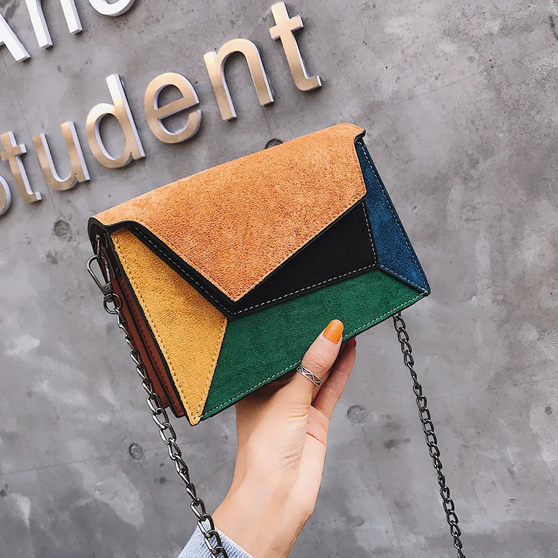 Retro Matte Patchwork Crossbody Bags for Women Messengers Bags Chain Strap Shoulder Bag Small Flap Criss-Cross Bag
Retro Matte Patchwork Crossbody Bags for Women Messengers Bags Chain Strap Shoulder Bag Small Flap Criss-Cross Bag