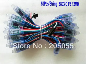 100pcs LPD6803 IC RGB led pixel module waterproof Diffused Digital 12mm string punctiform lamp round version 2 x 50nodes 5V
100pcs LPD6803 IC RGB led pixel module waterproof Diffused Digital 12mm string punctiform lamp round version 2 x 50nodes 5V