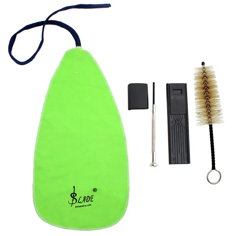 SLADE 5 Pcs Professional Saxophone Cleaning Kit Cane Clip Cloth +Mouthpiece Brush Thumb Protector Screwdriver Sax Accessories
SLADE 5 Pcs Professional Saxophone Cleaning Kit Cane Clip Cloth +Mouthpiece Brush Thumb Protector Screwdriver Sax Accessories