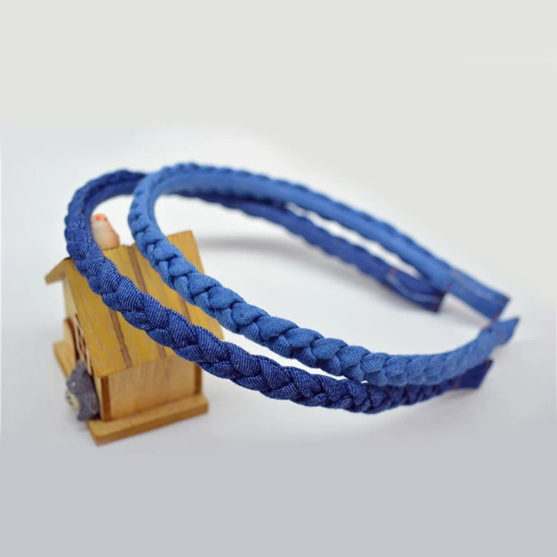 2016 Новая Мода Корейский Жан Кос Hairbands Ручной Джинсовый Досуг Повязки Девушки