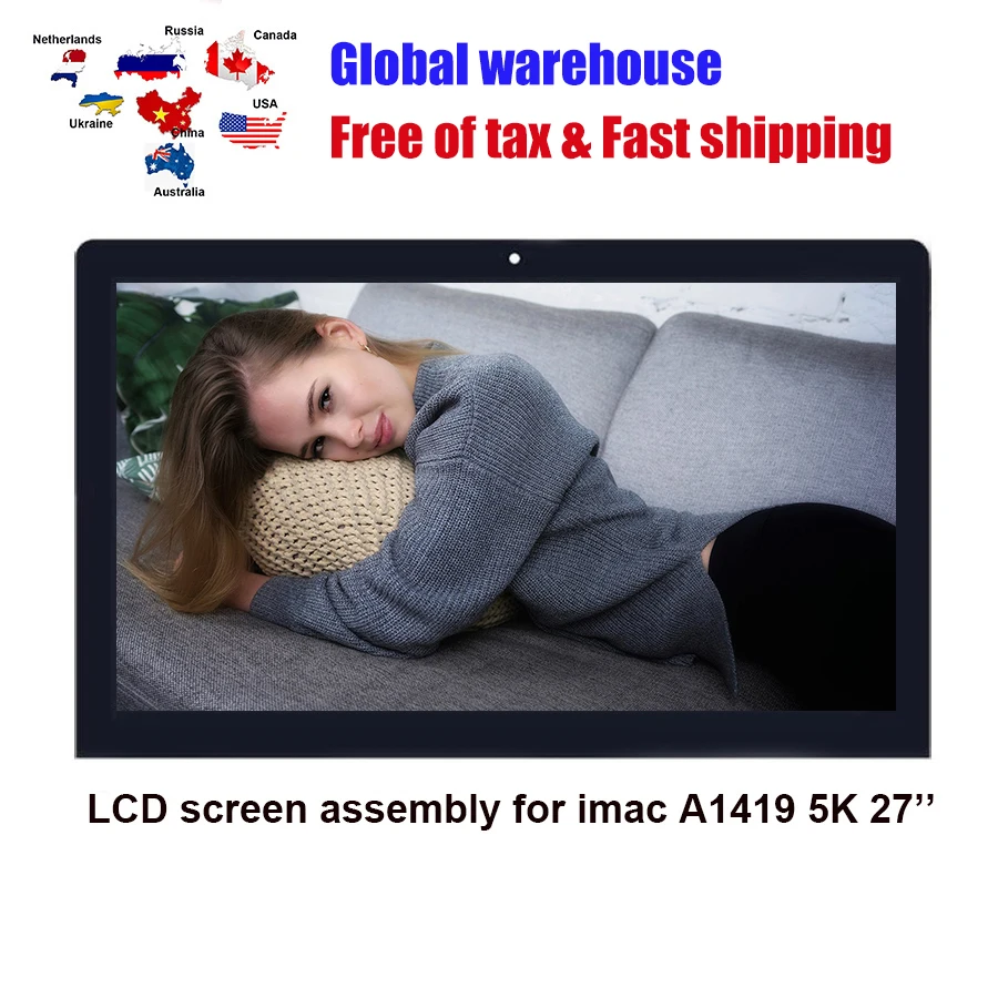 ЖК-экран в сборе для iMac 27 дюймов A1419 5K дисплей Retina LM270QQ1 SDB1 SDA2 SDC1 EMC2834 2806 3070
ЖК-экран в сборе для iMac 27 дюймов A1419 5K дисплей Retina LM270QQ1 SDB1 SDA2 SDC1 EMC2834 2806 3070