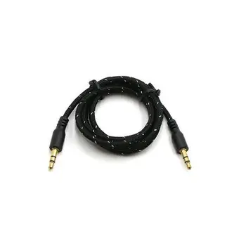 30pcs 1m Nylon Jack Aux Cable 3.5 mm to 3.5mm Audio Cable Male to Male Kabel Gold Plug Car Aux Cord for huawei Samsung xiaomi
30pcs 1m Nylon Jack Aux Cable 3.5 mm to 3.5mm Audio Cable Male to Male Kabel Gold Plug Car Aux Cord for huawei Samsung xiaomi