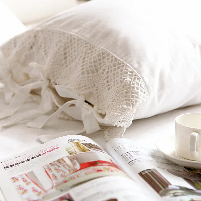 Nordic white french chic Embroidered flouncing lace decorative pillowcase ruffles pillow case sham british American classic
Nordic white french chic Embroidered flouncing lace decorative pillowcase ruffles pillow case sham british American classic