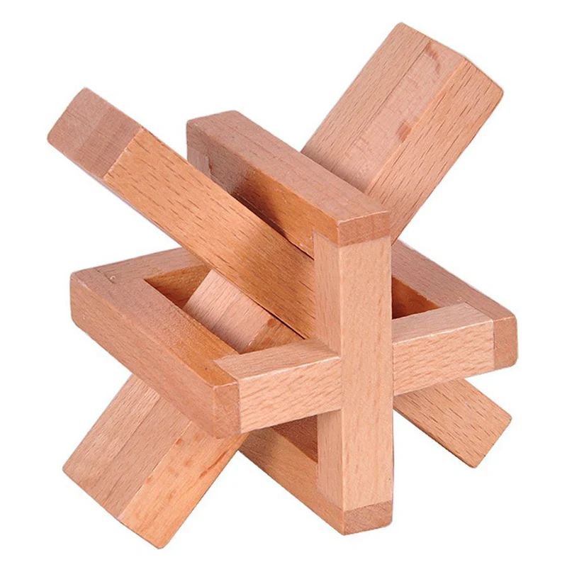 Wooden Siege Lock the Perplexing X in a Box Logic Puzzle Burr Puzzles Brain Teaser Intellectual Toy
Wooden Siege Lock the Perplexing X in a Box Logic Puzzle Burr Puzzles Brain Teaser Intellectual Toy