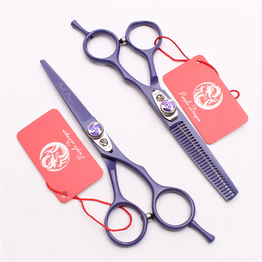 5.5inch 16cm Purple Dragon Violet Color Hairdressing Scissors Thinning Scissors Cutting Shears Professional Hair Scissors Z1018
5.5inch 16cm Purple Dragon Violet Color Hairdressing Scissors Thinning Scissors Cutting Shears Professional Hair Scissors Z1018