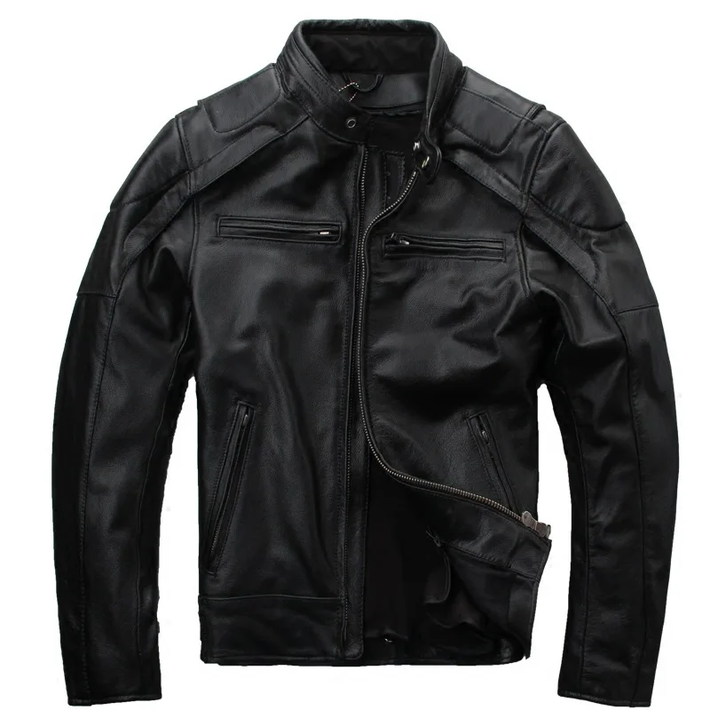 2019 Fashion Fold Sheepskin Genuine Leather Shirt Men Slim Fit Real Leather Jacket Mens Thin Slim Fit Black Casual Coat
2019 Fashion Fold Sheepskin Genuine Leather Shirt Men Slim Fit Real Leather Jacket Mens Thin Slim Fit Black Casual Coat