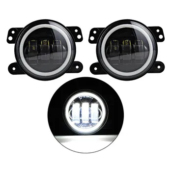 4 Inch Round Fog Lights 30W Front Bumper Halo Fog Lights for Jeep Wrangler Chrysler 300 PT Cruiser 05-10 L25
4 Inch Round Fog Lights 30W Front Bumper Halo Fog Lights for Jeep Wrangler Chrysler 300 PT Cruiser 05-10 L25