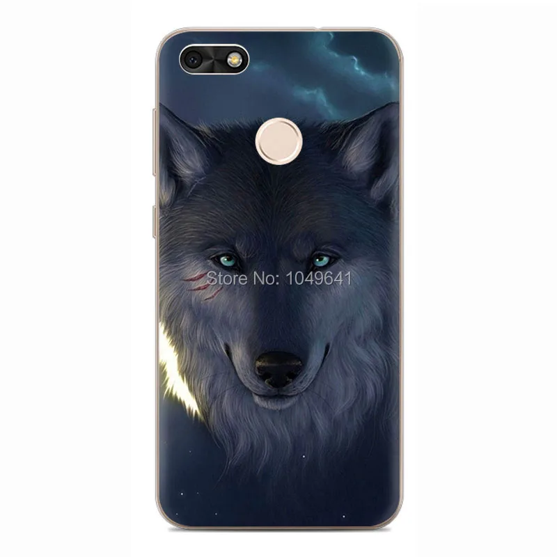 KHW1824H_1_Wolf Pattern Soft TPU Case for Huawei P9 Lite Mini