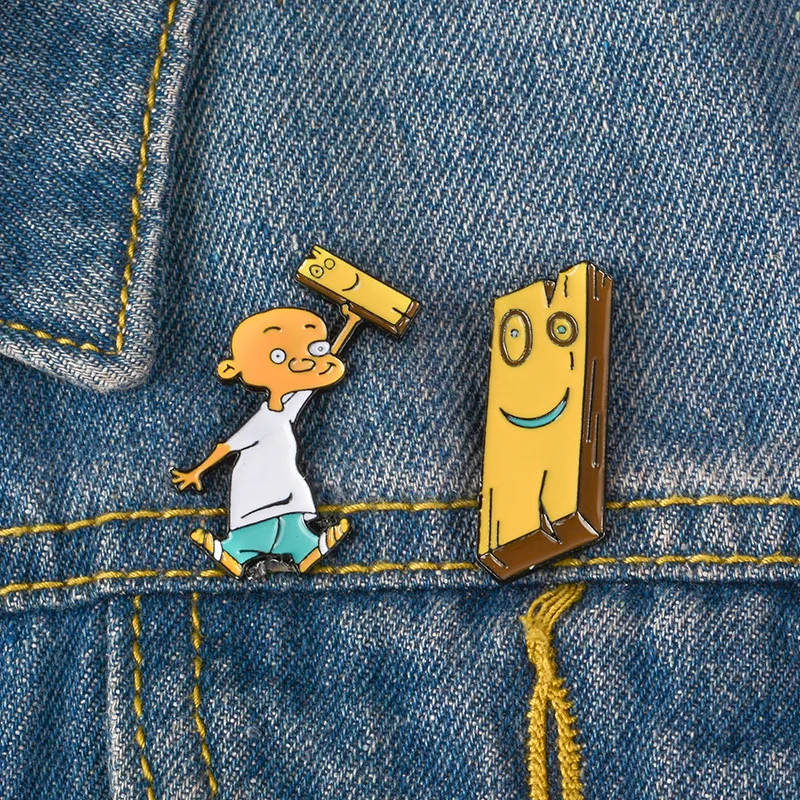 WEISHUOLI Enamel Cute Drop Schoolbag wild alloy villain wood badge shirt badge Brooch For Women
WEISHUOLI Enamel Cute Drop Schoolbag wild alloy villain wood badge shirt badge Brooch For Women