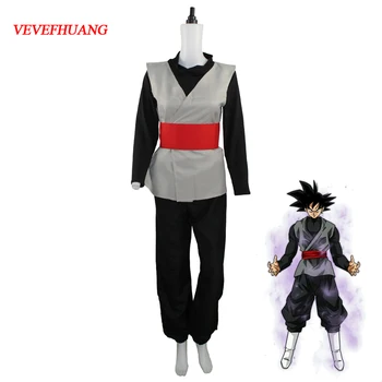 

VEVEFHUANG Anime Dragon Ball Super Son Goku Black Zamasu Kai Cosplay Costume Halloween Carnival Outfit Super Saiyan Uniforms Cus