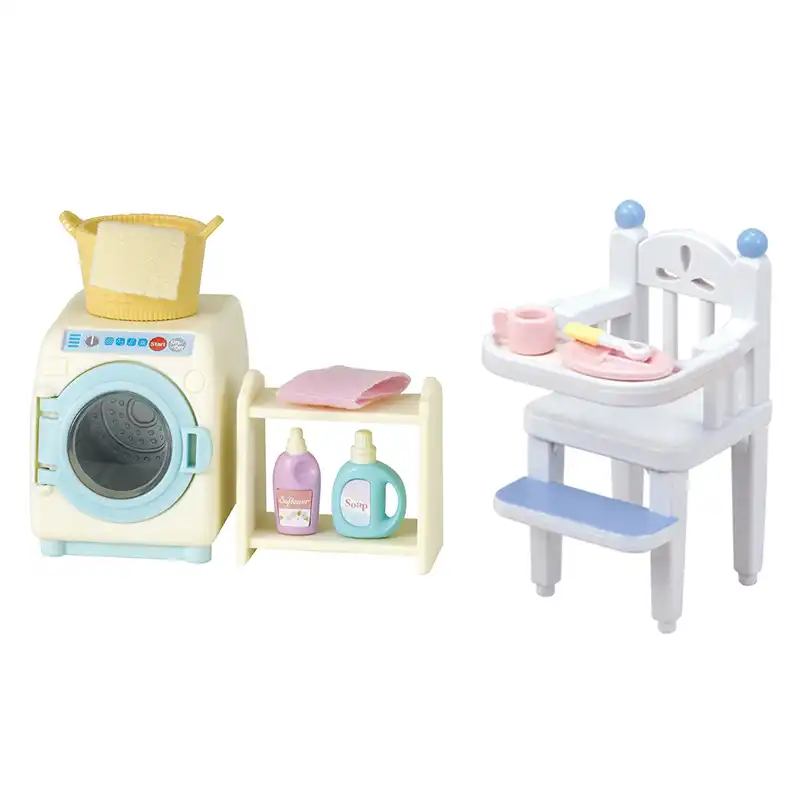 sylvanian washing machine set