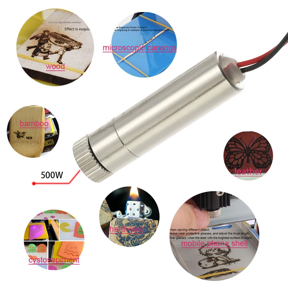 New 500mW 405nm Blue-violet Light Laser Head laser engraver Accessory for CNC router laser cutter DIY Carving Engraving Machine
New 500mW 405nm Blue-violet Light Laser Head laser engraver Accessory for CNC router laser cutter DIY Carving Engraving Machine
