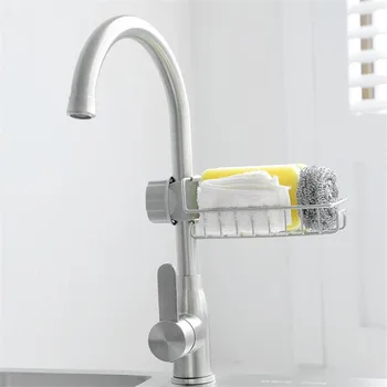Adjustbale Sink Caddy Organizer Soap Brush Dishwashing Liquid Drainer Storage Rack Stainless Steel Kitchen Faucet Sponge Holder
Adjustbale Sink Caddy Organizer Soap Brush Dishwashing Liquid Drainer Storage Rack Stainless Steel Kitchen Faucet Sponge Holder