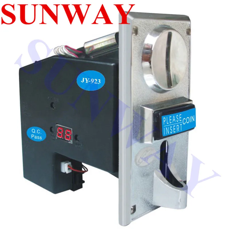 CH923 Zinc Alloy Front Entry 3 Value Multi Coin Acceptor Token Selector Coin Mech for Arcade Game Cabinet Kiosk Vending Machines
CH923 Zinc Alloy Front Entry 3 Value Multi Coin Acceptor Token Selector Coin Mech for Arcade Game Cabinet Kiosk Vending Machines