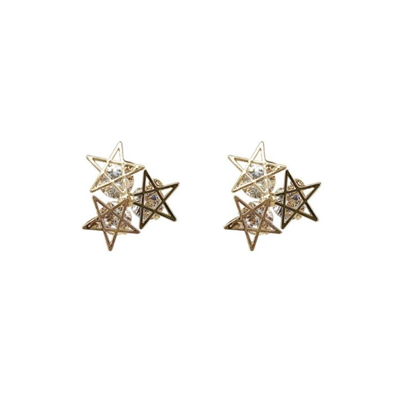 Hot Hyperbole Personality Setting Zircon Earring Women Simple Temperament Star Stud Earring Exquisite Statement Earrings Jewelry
Hot Hyperbole Personality Setting Zircon Earring Women Simple Temperament Star Stud Earring Exquisite Statement Earrings Jewelry