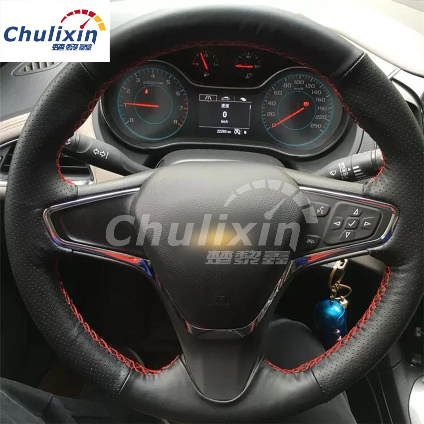 Sew-on genuine leather car steering wheel cover Car accessories For Chevrolet Cruze sedan hatchback 2014 2015 2016 2017
Sew-on genuine leather car steering wheel cover Car accessories For Chevrolet Cruze sedan hatchback 2014 2015 2016 2017