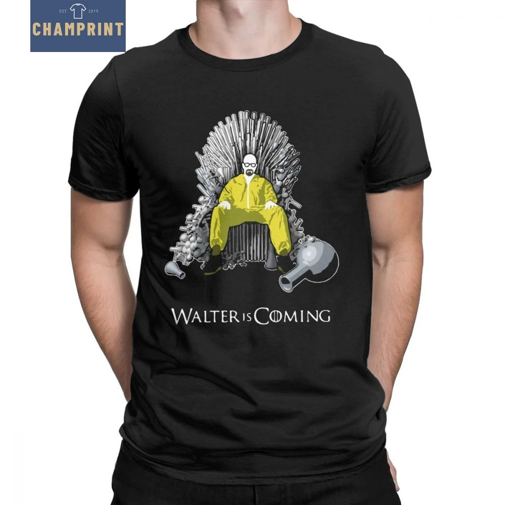 Walter Is Coming Breaking Bad X Game Of Thrones Man T Shirts Streetwear Cotton Short Sleeve Tees T-Shirt Classic Fit Clothes
Walter Is Coming Breaking Bad X Game Of Thrones Man T Shirts Streetwear Cotton Short Sleeve Tees T-Shirt Classic Fit Clothes
