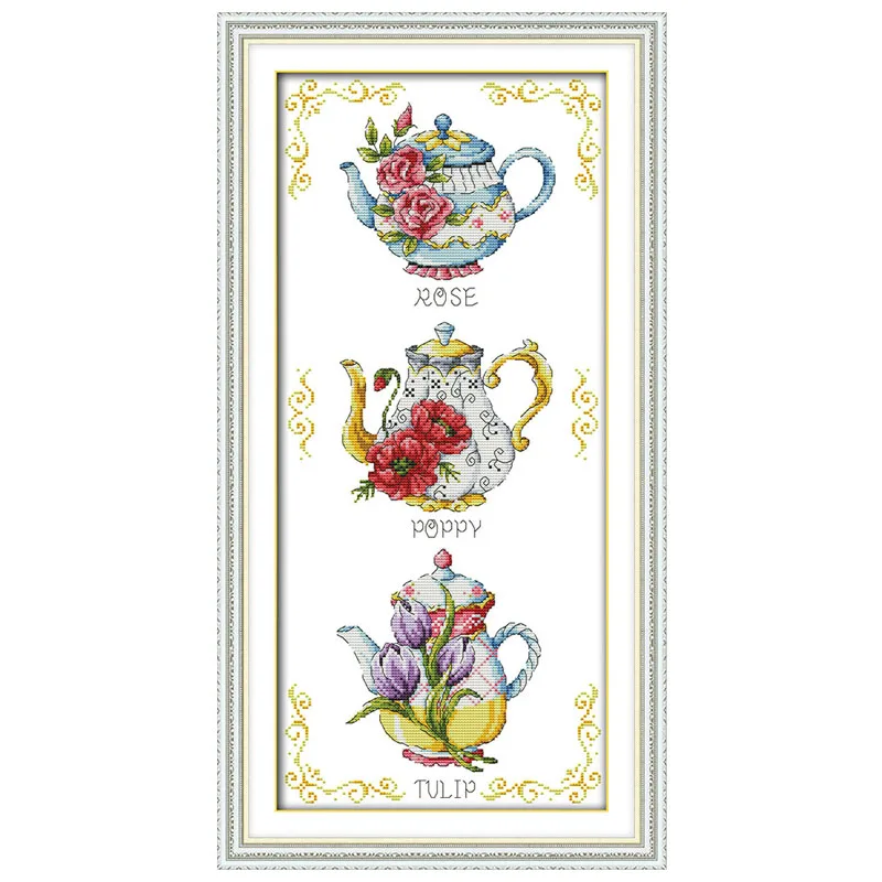 14/16/27/28/18 Counted Cross Stitch Sets Wholesale Cross-stitch Kits Embroidery Needlework Flower Teapot
14/16/27/28/18 Counted Cross Stitch Sets Wholesale Cross-stitch Kits Embroidery Needlework Flower Teapot