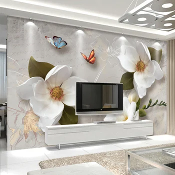 Custom Mural Wallpaper 3D Stereo Relief Flowers Butterfly Fresco Modern Simple Living Room TV Sofa Background Wall Paper For 3 D
Custom Mural Wallpaper 3D Stereo Relief Flowers Butterfly Fresco Modern Simple Living Room TV Sofa Background Wall Paper For 3 D