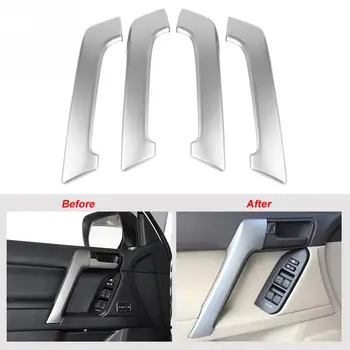 4Pcs Interior Door Handle Trim Cover Frame Silver Chrome for Toyota Land Cruiser Prado J150 2010-2018
4Pcs Interior Door Handle Trim Cover Frame Silver Chrome for Toyota Land Cruiser Prado J150 2010-2018