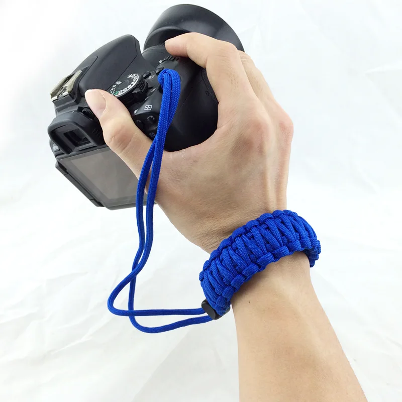 Outdoor Survival Paracord Braided Bracelet For Digital Camera Wrist Strap Hand DIY rope Wristband Camera Strap Anti lose
Outdoor Survival Paracord Braided Bracelet For Digital Camera Wrist Strap Hand DIY rope Wristband Camera Strap Anti lose