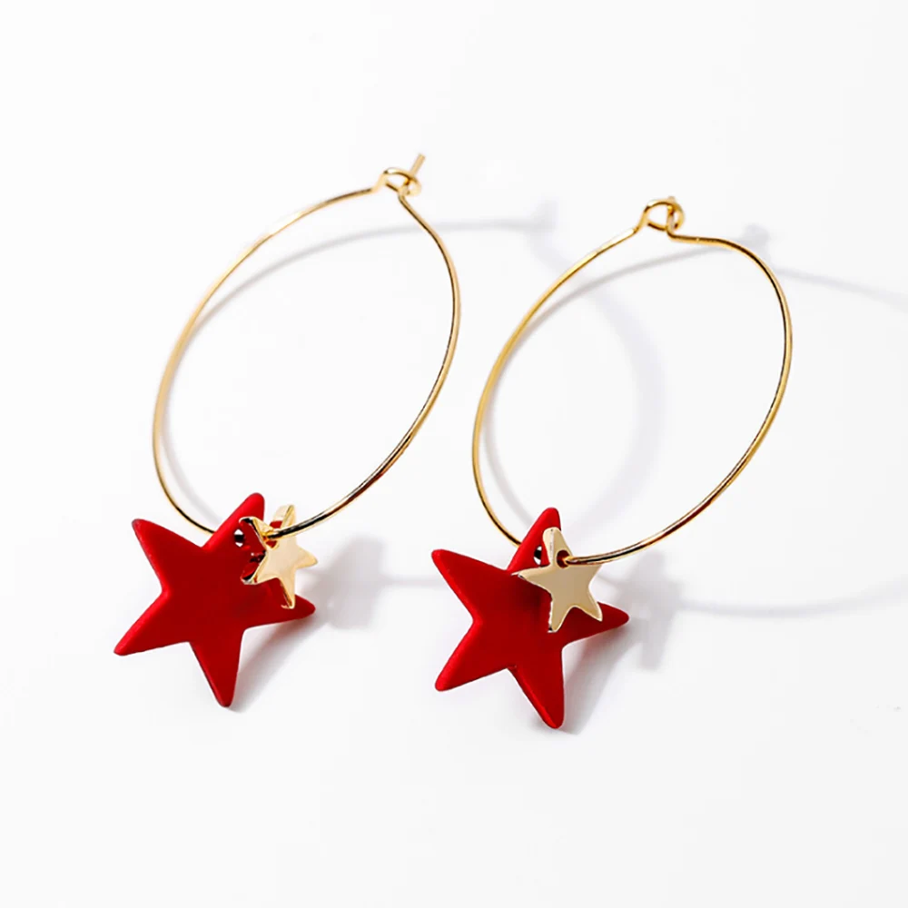 GEEZII personality stars earrings female Korean version of the network red fashion simple short hair temperament earrings
GEEZII personality stars earrings female Korean version of the network red fashion simple short hair temperament earrings