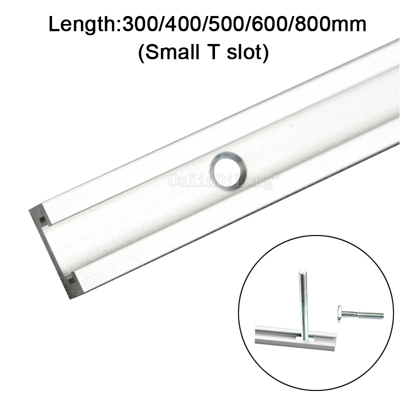2PCS 2021 New Style Standard Aluminium Small T-track, Miter Track/Slot for Router Table length 300/400/500/600/800mm JF1838
2PCS 2021 New Style Standard Aluminium Small T-track, Miter Track/Slot for Router Table length 300/400/500/600/800mm JF1838