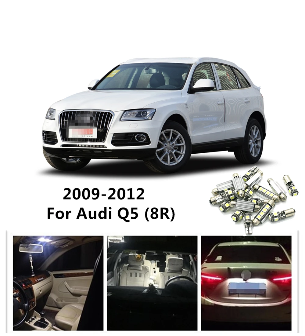 CIRCULAR 15pcs White Canbus Car LED Light Bulbs Interior Package Kit For Audi Q5 8R 2009-2012 Dome License plate light
CIRCULAR 15pcs White Canbus Car LED Light Bulbs Interior Package Kit For Audi Q5 8R 2009-2012 Dome License plate light