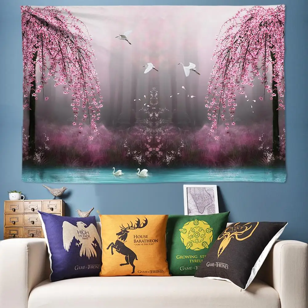 Romantic Flower Bird Large Tapestry Wall Hanging Mandala Hippie Boho Psychedelic Wall Tapestry Art Rug 120X160 170X240 200X300CM
Romantic Flower Bird Large Tapestry Wall Hanging Mandala Hippie Boho Psychedelic Wall Tapestry Art Rug 120X160 170X240 200X300CM