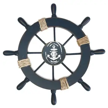 Mediterranean Nautical Wooden Boat Ship Wheel Helm Home Wall Party Decoration (Dark Blue)
Mediterranean Nautical Wooden Boat Ship Wheel Helm Home Wall Party Decoration (Dark Blue)