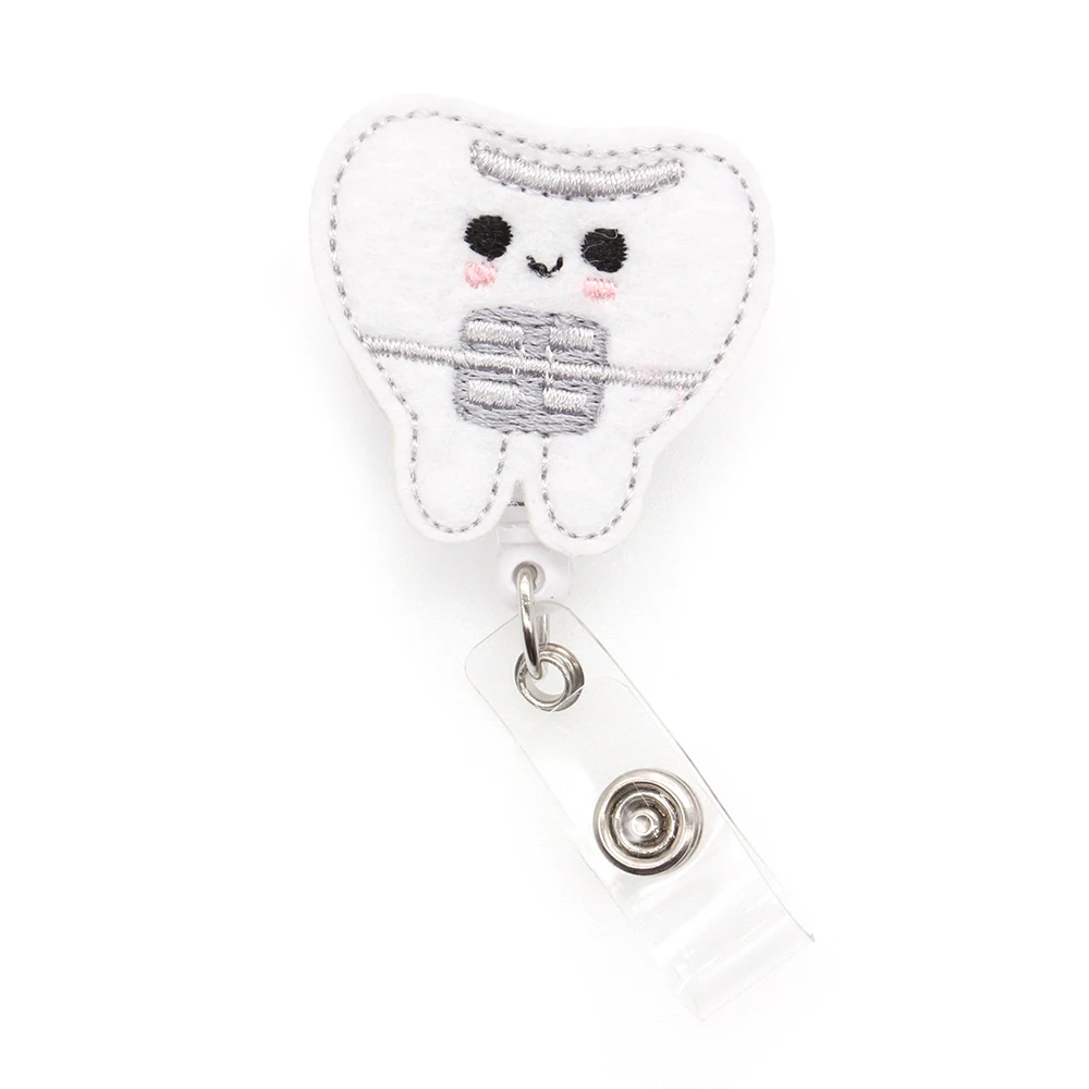 10 psc/lot free shipping cartoon tooth Dentist retractable nurse ID badge card reel felt /medical badge holder
10 psc/lot free shipping cartoon tooth Dentist retractable nurse ID badge card reel felt /medical badge holder