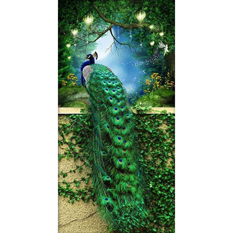 Full 5D Diy Daimond Painting Cross-stitch "Forest Peacock" 3D Diamond Mosaic Round Rhinestones Paintings Embroidery Home Decor
Full 5D Diy Daimond Painting Cross-stitch "Forest Peacock" 3D Diamond Mosaic Round Rhinestones Paintings Embroidery Home Decor