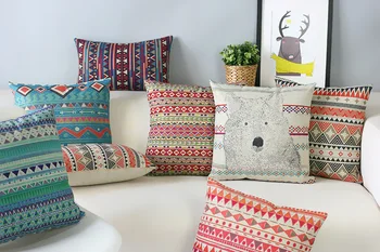 Nordic Simple geometric Pillow color Ethnic pattern lumbar Pillow Cushion Linen Pillowcase home decoration sofa cushions
Nordic Simple geometric Pillow color Ethnic pattern lumbar Pillow Cushion Linen Pillowcase home decoration sofa cushions