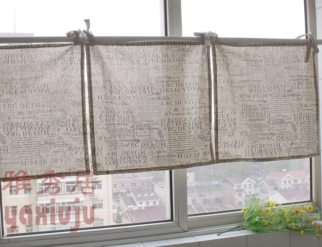 Free shipping Cotton and linen Modern pastoral beautiful coffee short curtain kitchen curtains for living room bedroom 45*47CM
Free shipping Cotton and linen Modern pastoral beautiful coffee short curtain kitchen curtains for living room bedroom 45*47CM