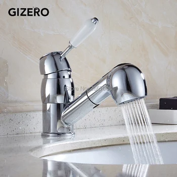GIZERO Free Shipping Beautiful Design Silver Color Faucet Pull Out Swivel Handle Sprayer Mixer Kitchen Sink Waterfall Tap GI2079
GIZERO Free Shipping Beautiful Design Silver Color Faucet Pull Out Swivel Handle Sprayer Mixer Kitchen Sink Waterfall Tap GI2079