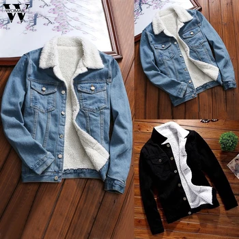 Womail denim jacket women Coat Warm Long Sleeves Denim Jacket Winter Fashion Jean Jacket Loose Outwear Wide Denim Jacket J712
Womail denim jacket women Coat Warm Long Sleeves Denim Jacket Winter Fashion Jean Jacket Loose Outwear Wide Denim Jacket J712